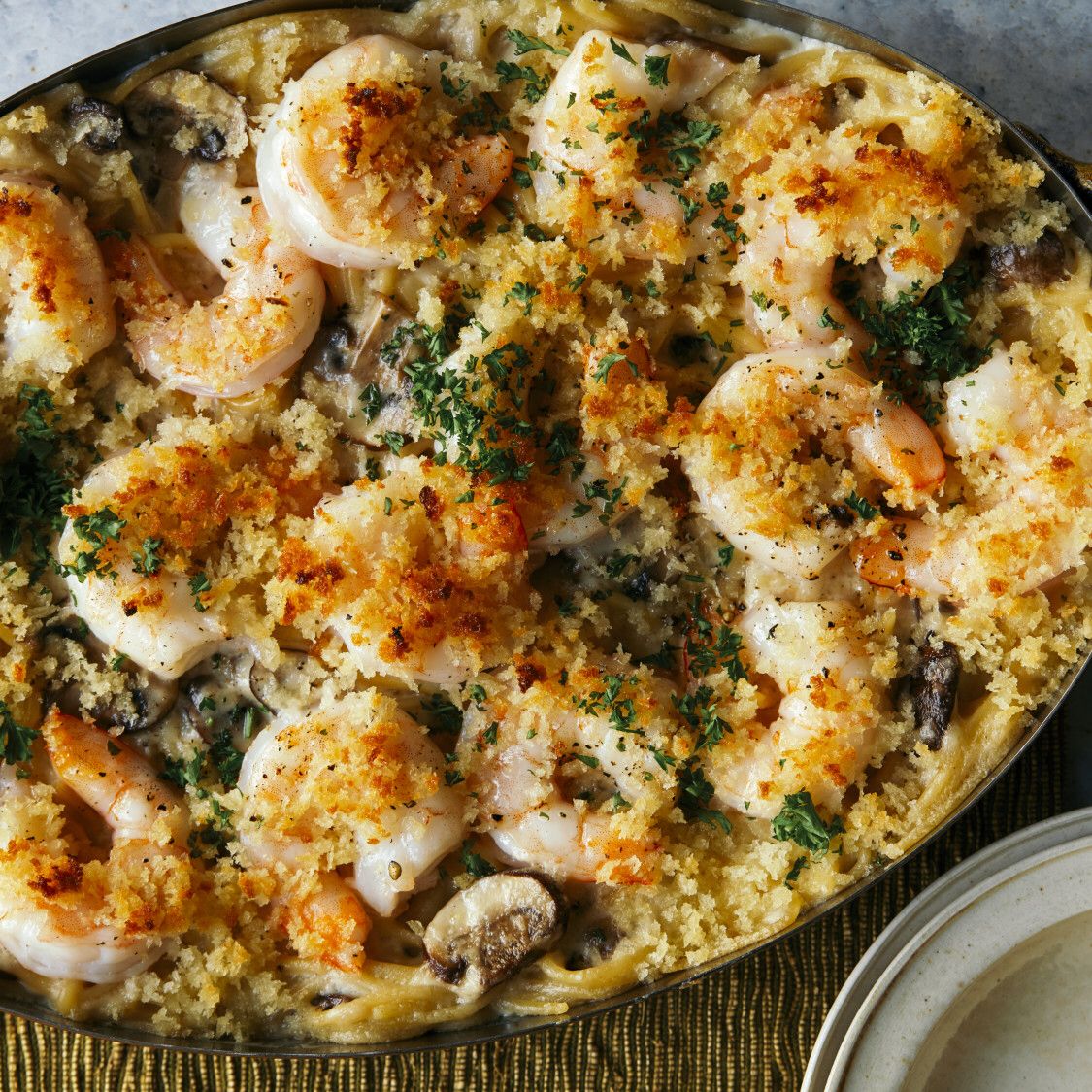 Shrimp Scampi Tetrazzini