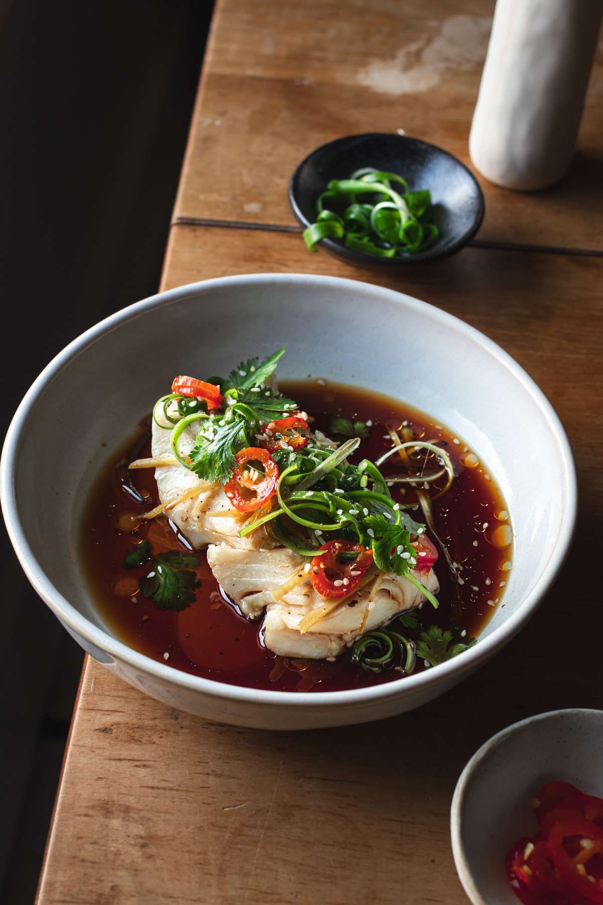 Cantonese steamed fish